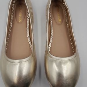 Dream pairs shoes flats Ballerina gold shoes New no tags